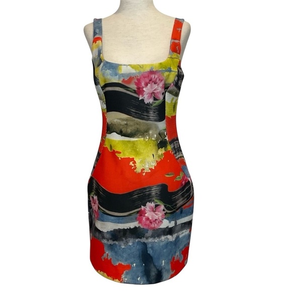 Milly Dresses & Skirts - Milly Watercolor Print Sleeveless Mini Dress Size 6